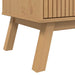 Dulap TV „OLDEN”, maro, 114x43x57 cm, lemn masiv pin - WALTI WALTI