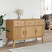 Dulap "OLDEN", maro, 114x43x73,5 cm, lemn masiv pin - WALTI WALTI