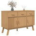 Dulap "OLDEN", maro, 114x43x73,5 cm, lemn masiv pin - WALTI WALTI