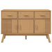 Dulap "OLDEN", maro, 114x43x73,5 cm, lemn masiv pin - WALTI WALTI