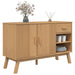 Dulap "OLDEN", maro, 114x43x73,5 cm, lemn masiv pin - WALTI WALTI