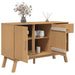 Dulap "OLDEN", maro, 114x43x73,5 cm, lemn masiv pin - WALTI WALTI