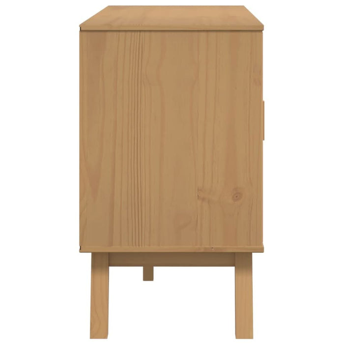 Dulap "OLDEN", maro, 114x43x73,5 cm, lemn masiv pin - WALTI WALTI