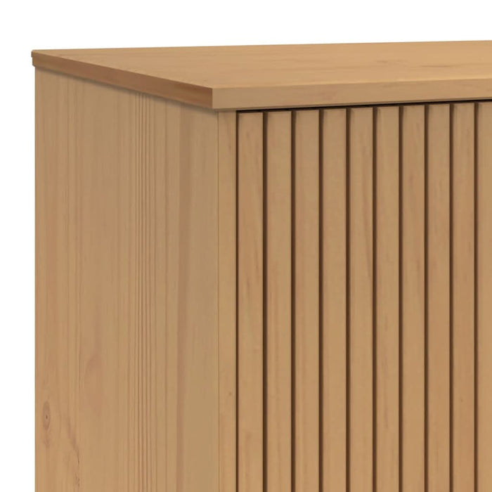 Dulap "OLDEN", maro, 114x43x73,5 cm, lemn masiv pin - WALTI WALTI
