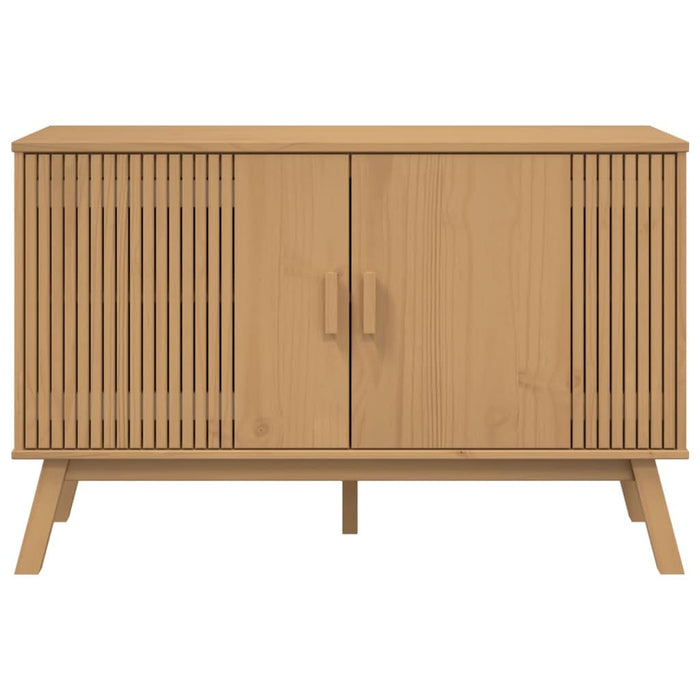 Dulap "OLDEN", maro, 114x43x73,5 cm, lemn masiv pin - WALTI WALTI