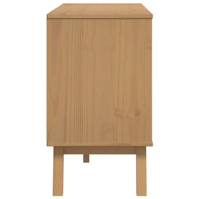 Dulap "OLDEN", maro, 114x43x73,5 cm, lemn masiv pin - WALTI WALTI