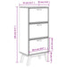 Pantofar „OLDEN”, maro, 55x35x120 cm, lemn masiv pin - WALTI WALTI