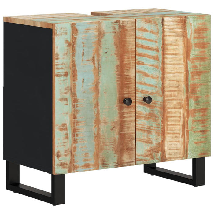 Set mobilier de baie, 2 piese, lemn masiv reciclat - WALTI WALTI