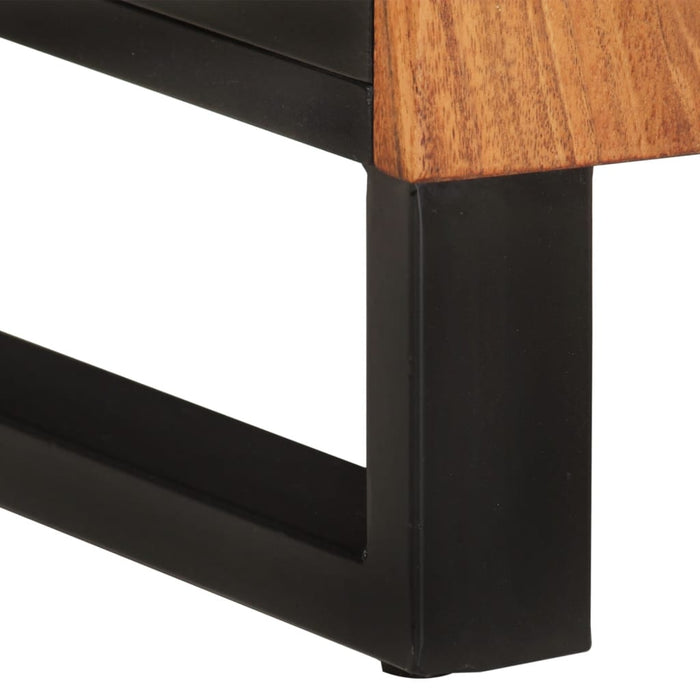 Set mobilier de baie, 3 piese, lemn masiv de acacia WALTI