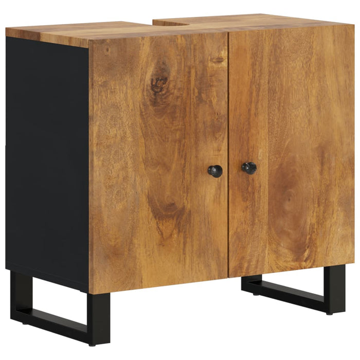 Set mobilier de baie, 3 piese, lemn masiv de mango - WALTI WALTI