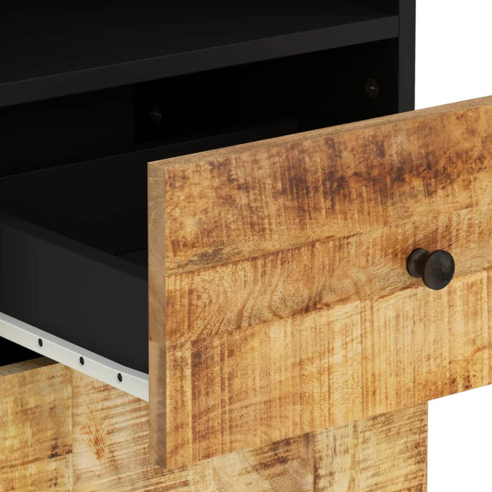 Set mobilier de baie, 4 piese, lemn masiv de mango WALTI