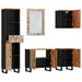 Set mobilier de baie, 5 piese, lemn masiv reciclat - WALTI WALTI