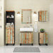 Set mobilier de baie, 5 piese, lemn masiv reciclat - WALTI WALTI