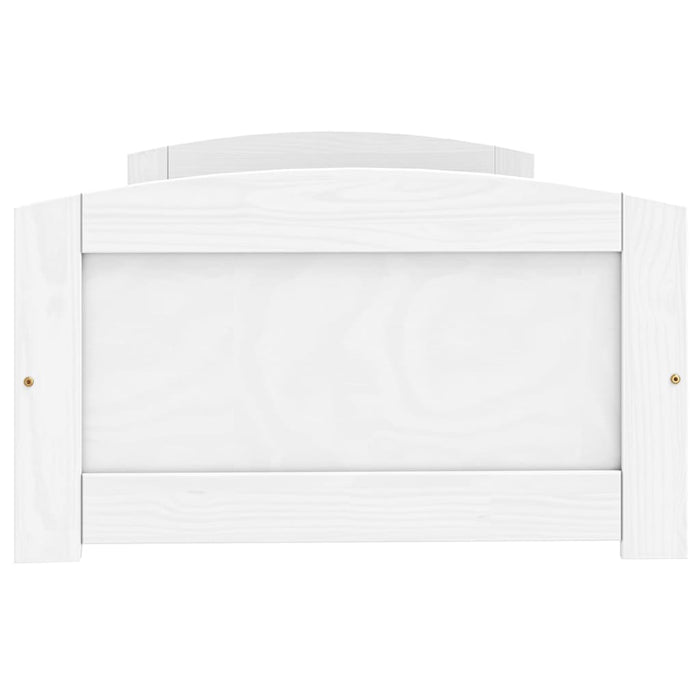 Pat de zi cu 2 sertare "IRUN", alb, 90x200 cm, lemn masiv pin - WALTI WALTI