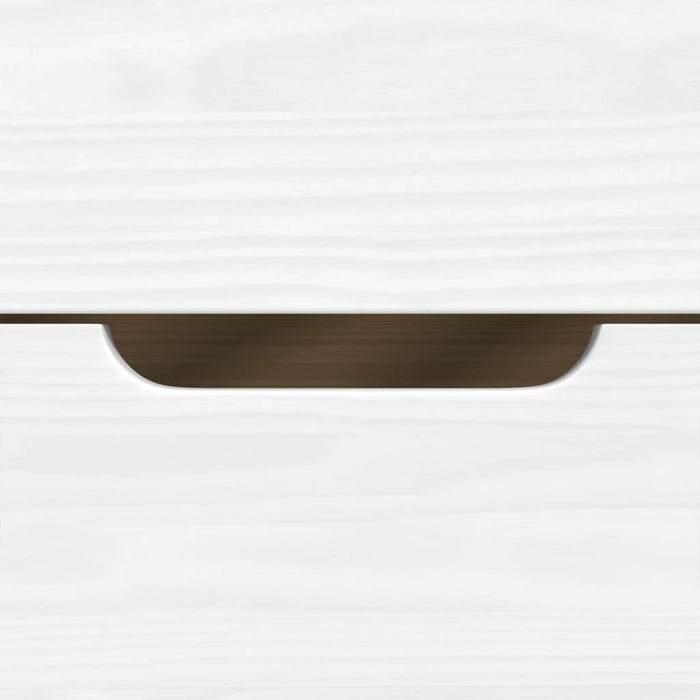 Pat de zi cu 2 sertare "IRUN", alb, 90x200 cm, lemn masiv pin - WALTI WALTI