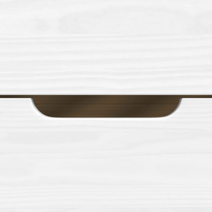Pat de zi cu 2 sertare "IRUN", alb, 90x200 cm, lemn masiv pin - WALTI WALTI