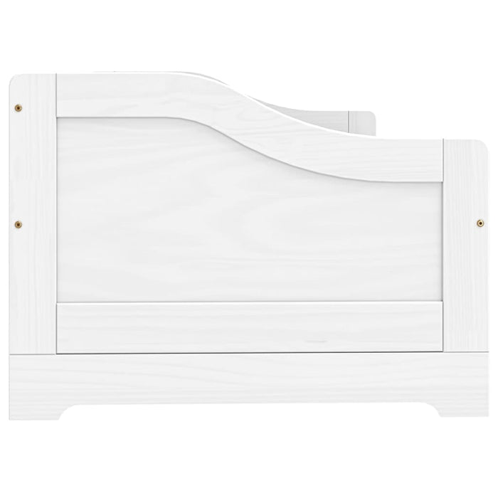 Pat de zi cu 3 sertare "IRUN", alb, 90x200 cm, lemn masiv pin - WALTI WALTI