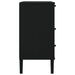 Dulap sertar SENJA ratan aspect negru 80x40x80cm lemn masiv pin - WALTI WALTI