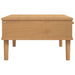 Masă de cafea SENJA aspect ratan maro 100x55x33 cm lemn masiv - WALTI WALTI