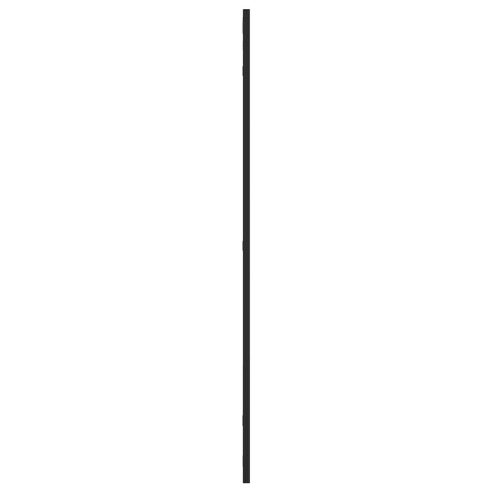 Oglindă de perete, negru, 60x100 cm, dreptunghiulară, fier - WALTI WALTI