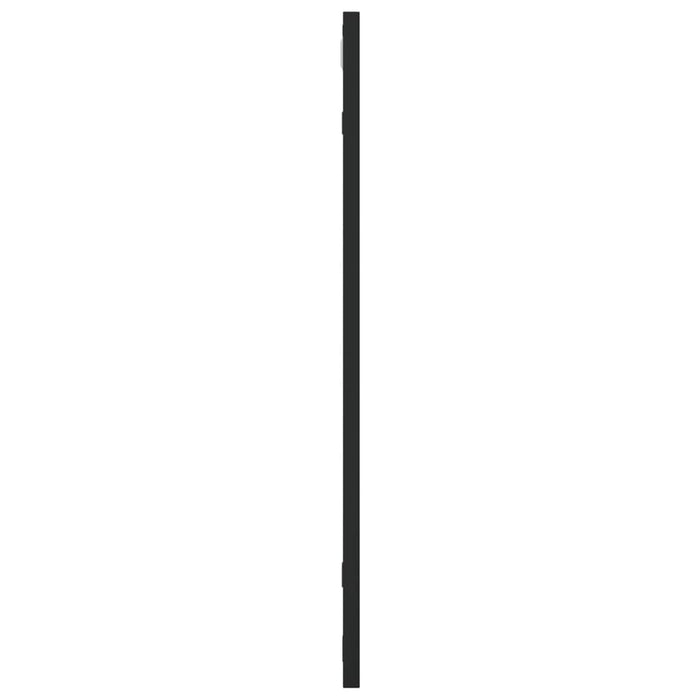 Oglindă de perete, negru, 60x60 cm, pătrată, fier - WALTI WALTI