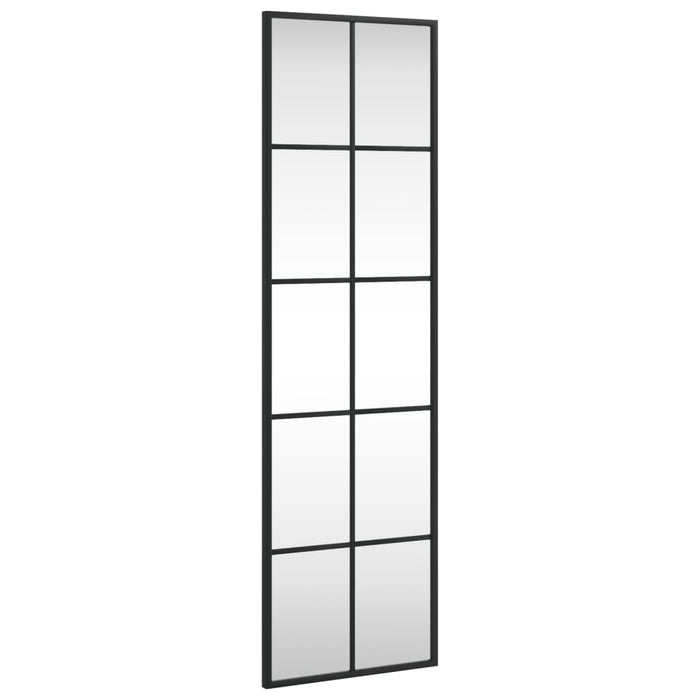 Oglindă de perete, negru, 30x100 cm, dreptunghiulară, fier - WALTI WALTI