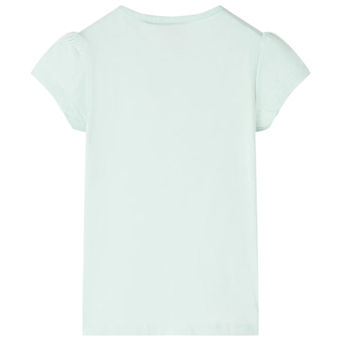 Tricou pentru copii, verde mentă deschis, 92 - WALTI WALTI