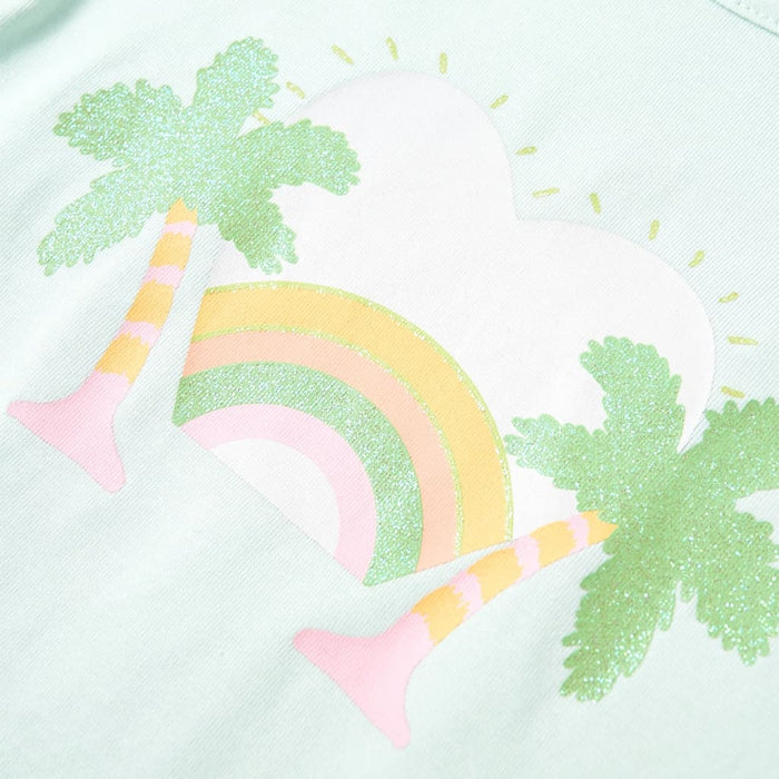 Tricou pentru copii, verde mentă deschis, 92 - WALTI WALTI