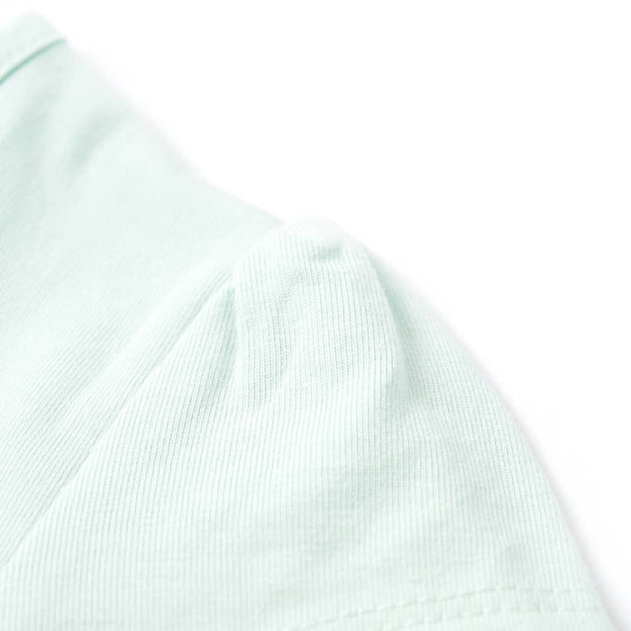 Tricou pentru copii, verde mentă deschis, 92 - WALTI WALTI