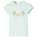 Tricou copii, verde mentă deschis, 116 - WALTI WALTI