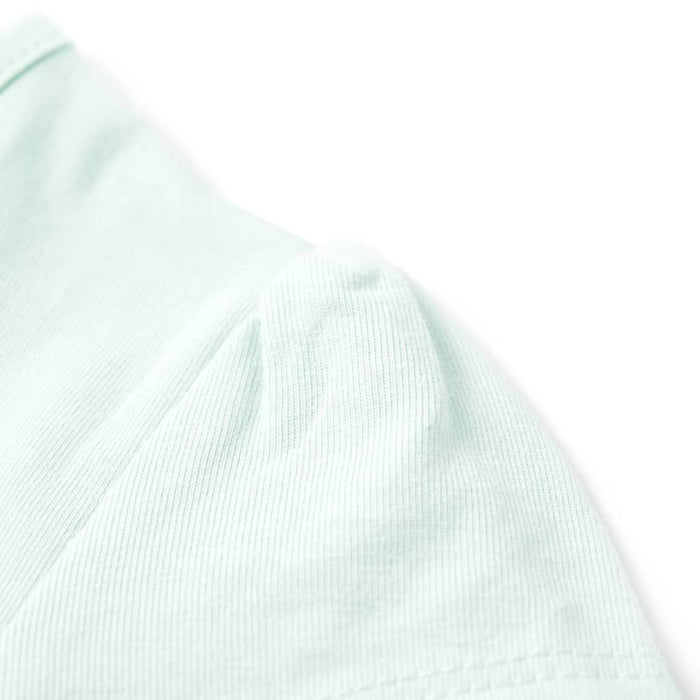 Tricou pentru copii, verde mentă deschis, 128 - WALTI WALTI