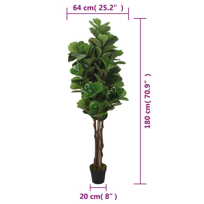 Smochin artificial cu frunze 232 de frunze 180 cm verde - WALTI WALTI