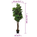 Smochin artificial cu frunze 232 de frunze 180 cm verde - WALTI WALTI