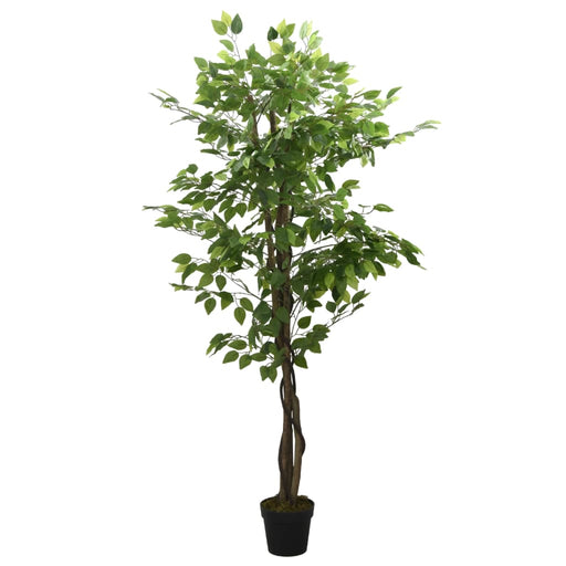 Arbore ficus artificial 378 de frunze 80 cm verde - WALTI WALTI