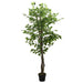 Arbore ficus artificial 378 de frunze 80 cm verde - WALTI WALTI