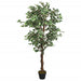 Arbore ficus artificial 378 de frunze 80 cm verde - WALTI WALTI