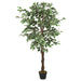 Arbore ficus artificial 378 de frunze 80 cm verde - WALTI WALTI