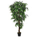 Arbore de mango artificial 1050 de frunze 200 cm verde - WALTI WALTI