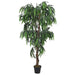 Arbore de mango artificial 1050 de frunze 200 cm verde - WALTI WALTI