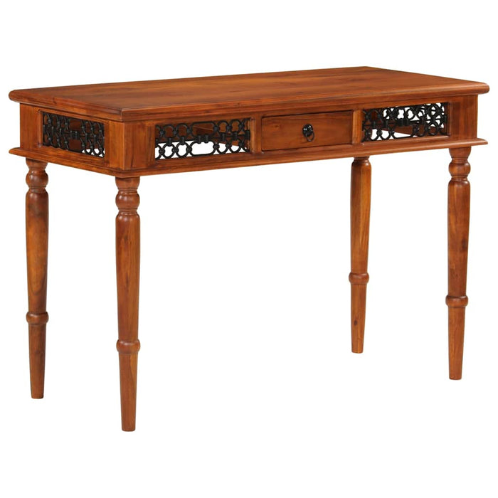 Birou cu sertar, 110x50x76 cm, lemn masiv de acacia WALTI
