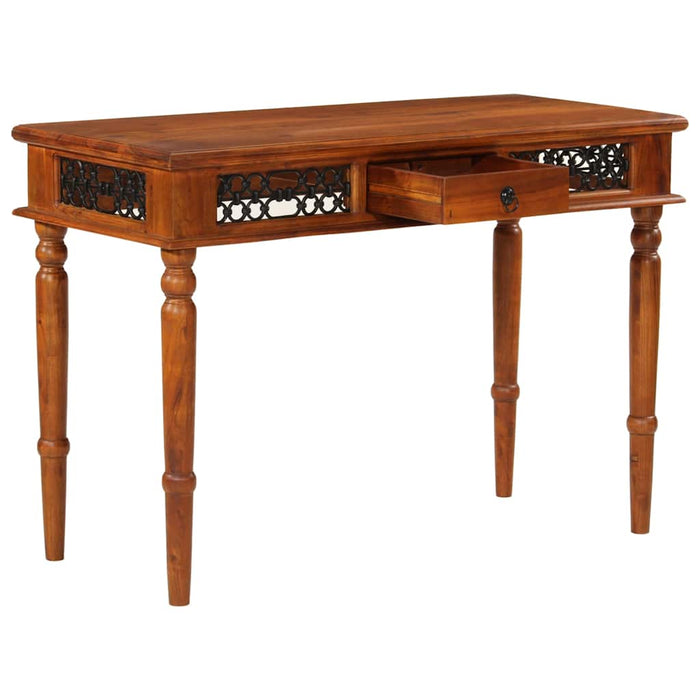 Birou cu sertar, 110x50x76 cm, lemn masiv de acacia WALTI