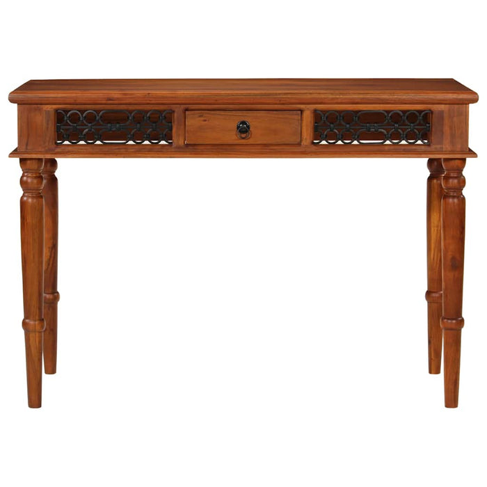 Birou cu sertar, 110x50x76 cm, lemn masiv de acacia WALTI