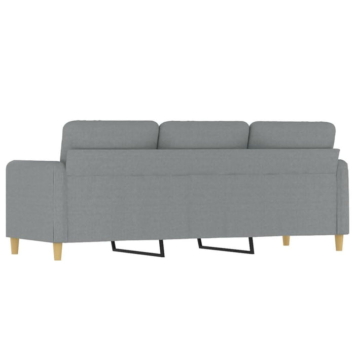 Canapea cu 3 locuri, gri deschis, material 180CM textil - WALTI WALTI