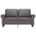 Canapea cu 2 locuri, gri, 120 cm, piele ecologică - WALTI WALTI