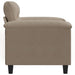 Fotoliu canapea, gri taupe, 60 cm, textil microfibră - WALTI WALTI