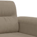 Fotoliu canapea, gri taupe, 60 cm, textil microfibră - WALTI WALTI