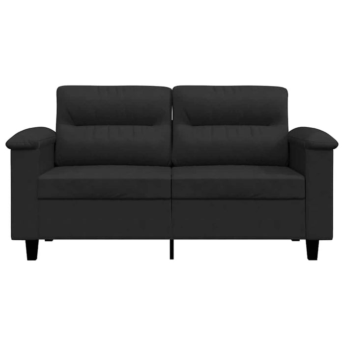 Canapea cu 2 locuri, negru, 120 cm, țesătură microfibră - WALTI WALTI