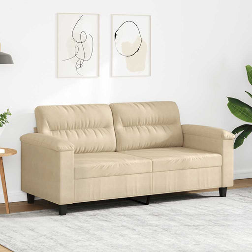 Canapea cu 2 locuri, crem, 140 cm, țesătură microfibră - WALTI WALTI