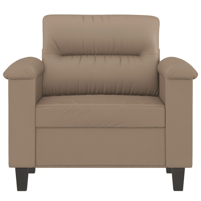 Canapea de o persoană, cappuccino, 60 cm, piele ecologică - WALTI WALTI