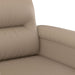 Canapea de o persoană, cappuccino, 60 cm, piele ecologică - WALTI WALTI